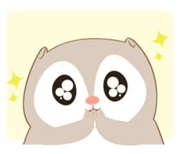 Cute Flying squirrel hari ver.02 sticker #8493141
