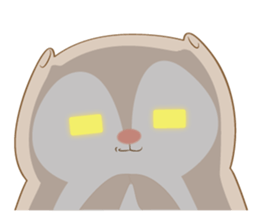 Cute Flying squirrel hari ver.02 sticker #8493142