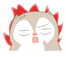 Cute Flying squirrel hari ver.02 sticker #8493143