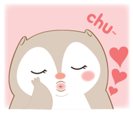 Cute Flying squirrel hari ver.02 sticker #8493144