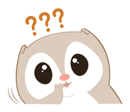 Cute Flying squirrel hari ver.02 sticker #8493145