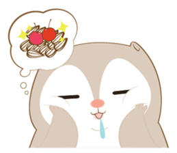 Cute Flying squirrel hari ver.02 sticker #8493146