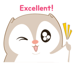 Cute Flying squirrel hari ver.02 sticker #8493148