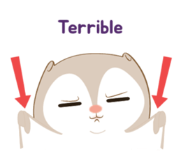 Cute Flying squirrel hari ver.02 sticker #8493149