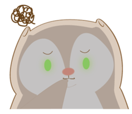 Cute Flying squirrel hari ver.02 sticker #8493151