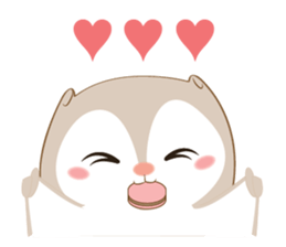 Cute Flying squirrel hari ver.02 sticker #8493154
