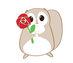 Cute Flying squirrel hari ver.02 sticker #8493155