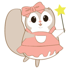 Cute Flying squirrel hari ver.02 sticker #8493158