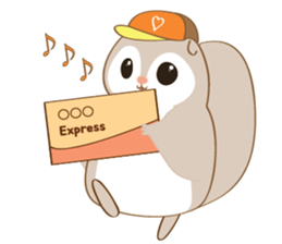 Cute Flying squirrel hari ver.02 sticker #8493161