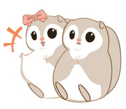 Cute Flying squirrel hari ver.02 sticker #8493164