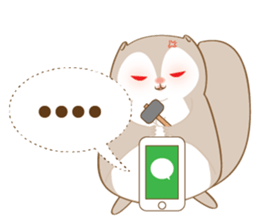 Cute Flying squirrel hari ver.02 sticker #8493167