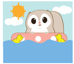 Cute Flying squirrel hari ver.02 sticker #8493171