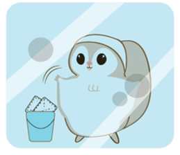 Cute Flying squirrel hari ver.02 sticker #8493175