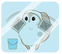 Cute Flying squirrel hari ver.02 sticker #8493176