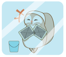 Cute Flying squirrel hari ver.02 sticker #8493177