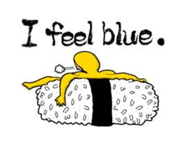 Mr.Sushi is our hero. sticker #8493461