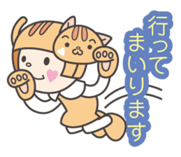Kaburi_cat_1 / a little polite sticker #8493553