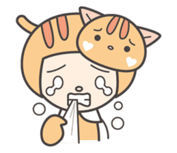 Kaburi_cat_1 / a little polite sticker #8493575