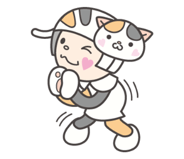 Kaburi_cat_1 / a little polite sticker #8493576