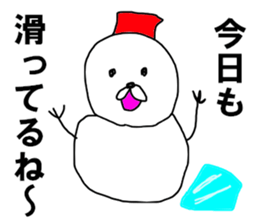 The snowman OBA ROBA sticker #8493621