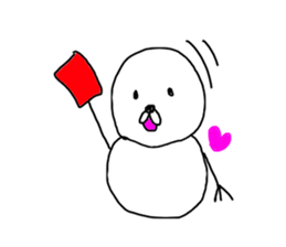 The snowman OBA ROBA sticker #8493625