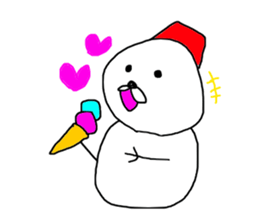 The snowman OBA ROBA sticker #8493626