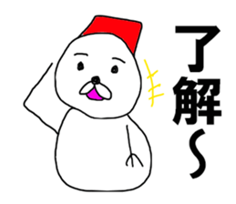 The snowman OBA ROBA sticker #8493628