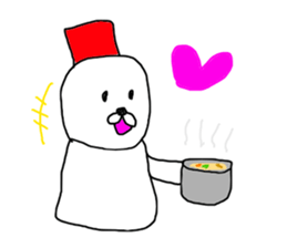 The snowman OBA ROBA sticker #8493639