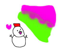 The snowman OBA ROBA sticker #8493648