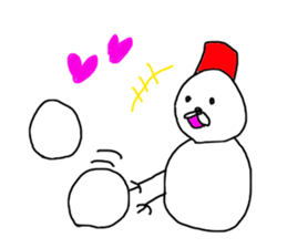 The snowman OBA ROBA sticker #8493649