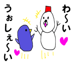 The snowman OBA ROBA sticker #8493653