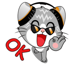 Music Cat / English Version sticker #8493740