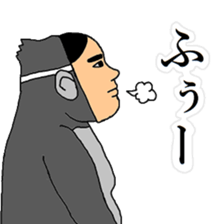 Human face gorilla sticker #8494066