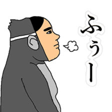 Human face gorilla sticker #8494066