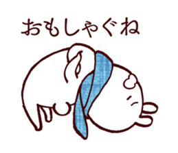 Rabbits loves FUKUSHIMA dialect sticker #8494324