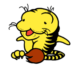 Tigar-cat Tora-kun sticker #8494338