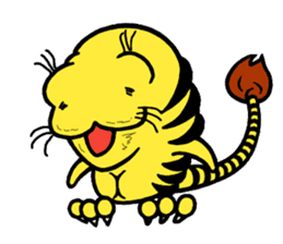 Tigar-cat Tora-kun sticker #8494340