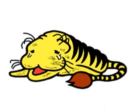 Tigar-cat Tora-kun sticker #8494341
