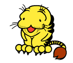 Tigar-cat Tora-kun sticker #8494343