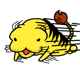 Tigar-cat Tora-kun sticker #8494346