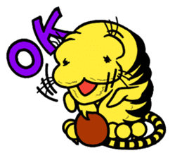 Tigar-cat Tora-kun sticker #8494348