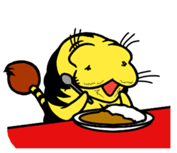 Tigar-cat Tora-kun sticker #8494351