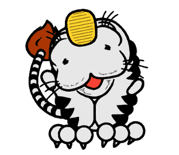 Tigar-cat Tora-kun sticker #8494352