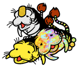 Tigar-cat Tora-kun sticker #8494353