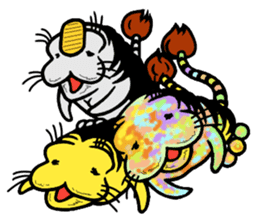 Tigar-cat Tora-kun sticker #8494353