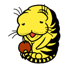 Tigar-cat Tora-kun sticker #8494354
