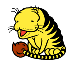 Tigar-cat Tora-kun sticker #8494356