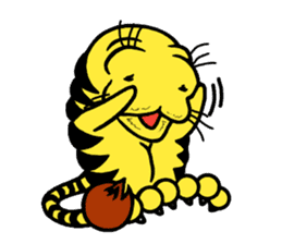 Tigar-cat Tora-kun sticker #8494357