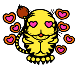 Tigar-cat Tora-kun sticker #8494358