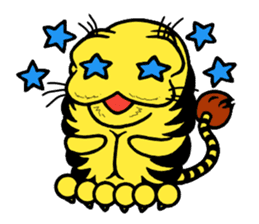 Tigar-cat Tora-kun sticker #8494359